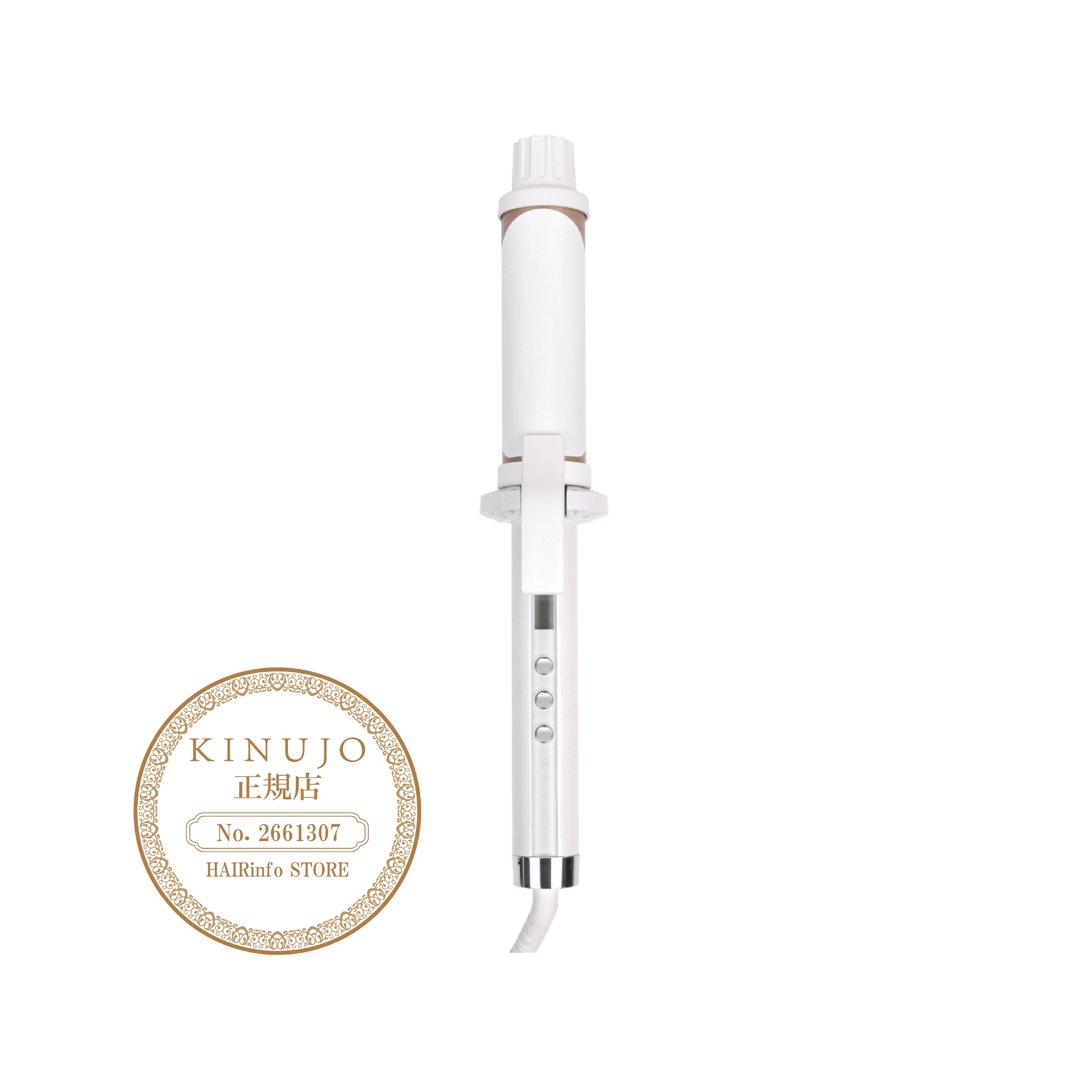 KINUJO カールアイロン 38mm 正規販売店】絹女（キヌージョ） 絹女〜KINUJO〜 カールアイロン 38mm