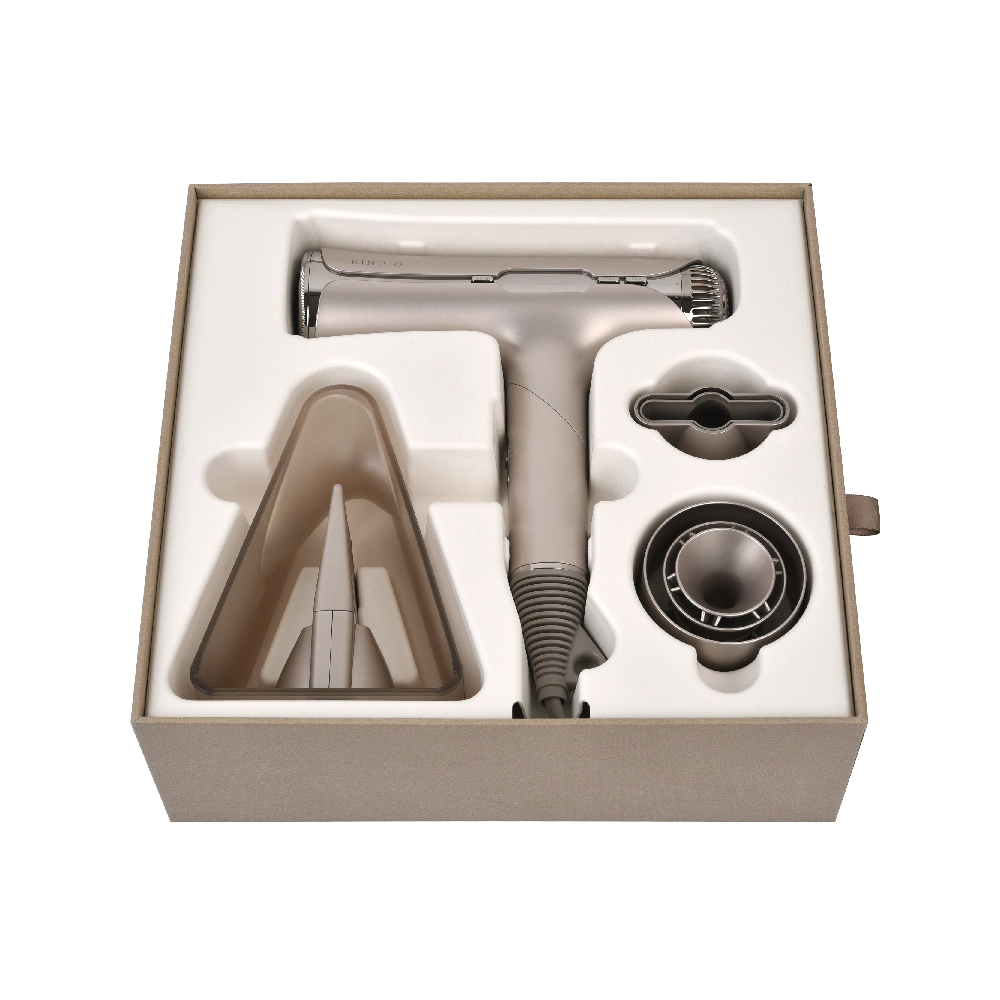 KINUJO Silk Premium Dryer（クリアシルバー）