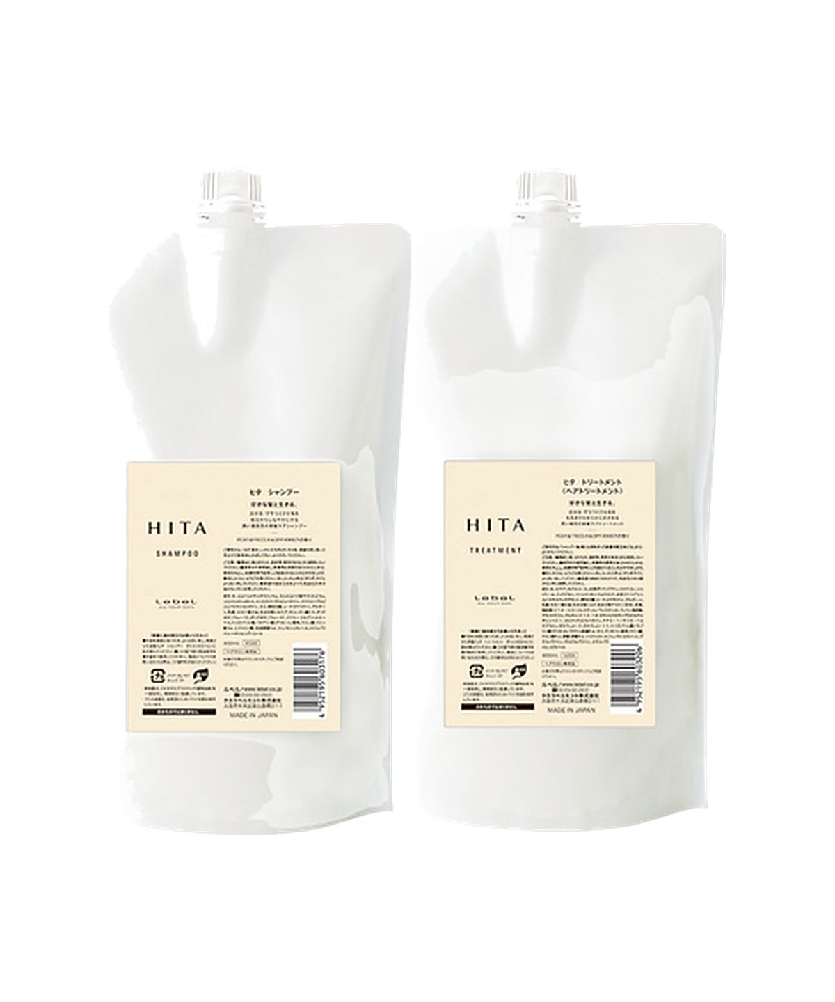 ヒタ シャンプー&トリートメントセット＜800ml＞