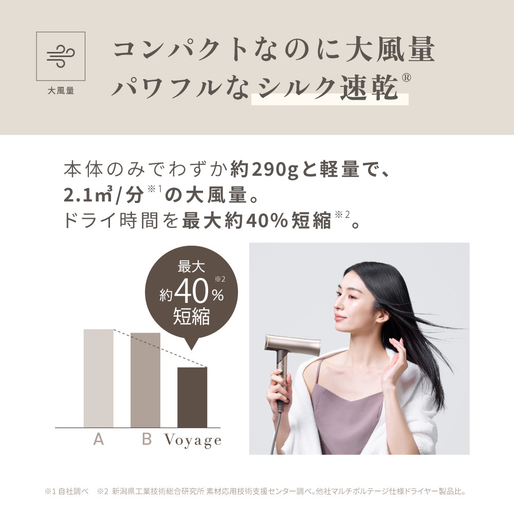 KINUJO ヘアドライヤー Voyage（ボヤージュ）